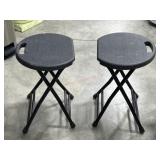 2- Folding stools
