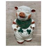 SHAWNEE POTTERY SMILEY GOLD TRIM CLOVER COOKIE