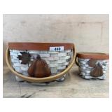 2 Fall decorator baskets