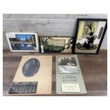 3 Vintage advertising thermometers and 2 old