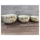 3- Pieve Jewel tea nesting bowls