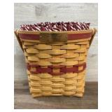 1998 Longaberger Glad Tidings Basket with liner