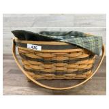 1996 Longaberger Community basket with liner and