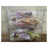 2- Containers of doll ornaments