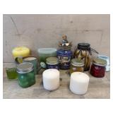 Flat of candles and candle topper