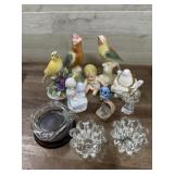 Flat with old figurines and candle holders