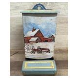 Barn match box holder