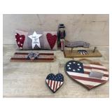 Flat of Americana decorations