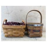 1989 and 1991 Longaberger small baskets