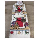 Set of Christmas towels