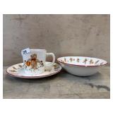 3 Piece Bear child serving set