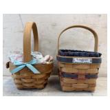1992 and 1993 Longaberger small baskets with