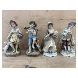 Flat of 4- vintage figurines