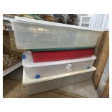 4- Under the bed storage totes