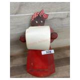 Wooden mammy style note pad holder