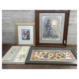 5- Various size pictures in frames