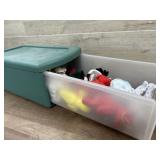 Tote of beanie babies