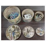 3- Nesting boxes with jewelry