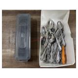 Box of flatware