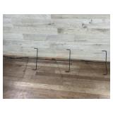 Wrought iron hanging basket hanger