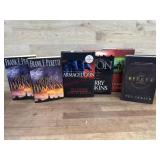 Flat of hard back books