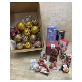 Box lot of tree ornaments