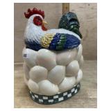 Dept. 56 Hen on nest cookie jar