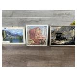 3- Vintage advertising thermometers