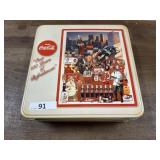 Coke Cola puzzle in tin