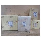 Flat of 4 large Cherished Teddies figures