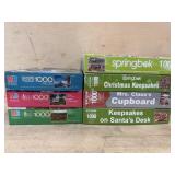 Bag of 6 puzzles (some never opened)