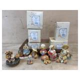 Flat of 12 Cherished teddies figures