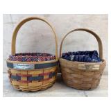 1992 Longaberger Discovery basket and 1997