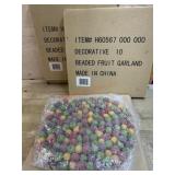 2- Beaded fruit garlands