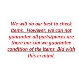 Conditions of items.