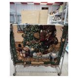 Boyds bear decorator throw blanket