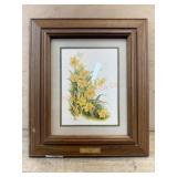 12x14 Frame with Laughing Daffodils print signed