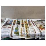 9- Vintage cloth wall calendars