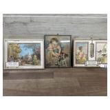 3- Vintage advertising thermometers