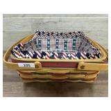 1998 Longaberger All American pie basket with