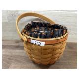 1996 Longaberger Pumpkin basket with liner and