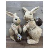 Pair of Rabbit figures