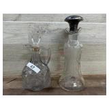 2- Old Cruets with stoppers