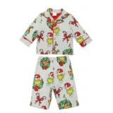 Grinch-themed Medium 2-Piece Pajama Set