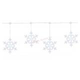 10-Count LED Snowflake Lights, 18ï¿½ Length