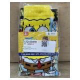 Sponge bob under pants and socks