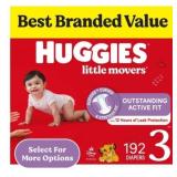 Huggies Little Movers Baby Diapers Size 3