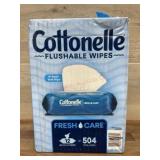 Cottonelle Flushable Wipes, 12 Packs