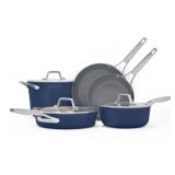 Blue 6-Piece Cookware Set With Lids