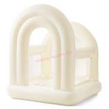 Cream Indoor Double Arch Bounce House